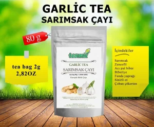 sarmısak garlic tea - gms gıda