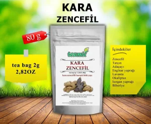 kara zencefilli çay gms gıda