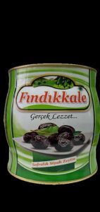 Akhisar Fındıkkale Etli ve İri Siyah Zeytin 2 kg Teneke-gms gida